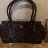 Coach Brown bag and matching wallet Wallet perfect conditions - Image 2