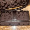 Coach Brown bag and matching wallet Wallet perfect conditions - Image 11