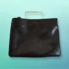 Bebe Hand Bag black and gold hardware - Image 2