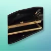 Bebe Hand Bag black and gold hardware - Image 4
