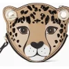 Kate Spade Run Wild Leopard Spotted Cat Coin Purse Jeweled - Image 2