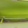 Michael Kors BradShaw Woven Leather Convertible Shoulder Bag, lime/Green EUC - Image 12