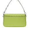 Michael Kors BradShaw Woven Leather Convertible Shoulder Bag, lime/Green EUC - Image 2