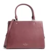 Kate Spade Leila Medium Triple Compartment Satchel Cherrywood brand New