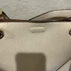 Calvin Klein Reversible Tote with Pouch, cream and Tan magnetic closure - Image 9