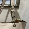 Calvin Klein Reversible Tote with Pouch, cream and Tan magnetic closure - Image 8