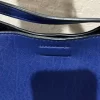 Calvin Klein Reversible Tote with Pouch, Royal blue and black magnetic closure - Image 9