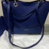 Calvin Klein Reversible Tote with Pouch, Royal blue and black magnetic closure - Image 7