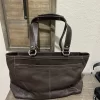 Coach bag Absolutely stunning Large chocolate color Purse EUC - Image 12