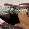 Kate Spade New York Top Handle Bag with animal print - Image 3