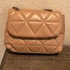 Quilted crossbody/ shoulder Chain Bag. Can be both. NUDE Color Brand New