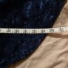 Stunning Navy Blue Velvet Wrap Look Dress Shows L but runs small Size S-M - Image 5