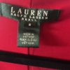 NWT Lauren Ralph Lauren Women's Red Short Sleeve Cowl Neck Sheath Dress Size 8 - Image 4