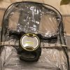See-through, backpack, medium size with the zipper pocket in front - Image 3
