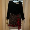 Bill Blass vintage fitted waist dress size 8 New but tag has been taken off