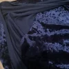 Stunning Navy Blue Velvet Wrap Look Dress Shows L but runs small Size S-M - Image 10