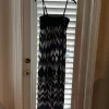 Alfani Sequined Maxi Dress in Blue/Black Abstract Print. Size P/S - Image 7