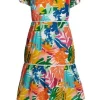 Simply beautiful and comfy Abstract Forest Dress size S Brand New - Image 5