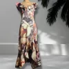 Express Satin Floral Print Ruffle Hi--Lo Maxi Dress. Size 4. NWT - Image 9
