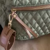 Backpack for girls or lady beautiful green with small wallet - Image 8