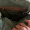 Backpack for girls or lady beautiful green with small wallet - Image 9
