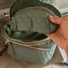 Backpack for girls or lady beautiful green with small wallet - Image 2