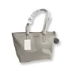 NWT Kate Spade Kitt The Little Better Nylon Large Top Zip Tote K6031 - Gray