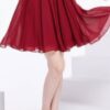 Faviana Little small red mini dress size 0 lace in back and adjustable - Image 9