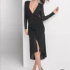 Plus SizeHigh-Low Dress Embellished. Color ANBK. Size 3X In original packaging