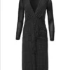 Plus SizeHigh-Low Dress Embellished. Color ANBK. Size 3X In original packaging - Image 6
