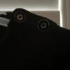 Banana Republic XS PETITE Black sweater with decorative buttons on shoulders - Image 6