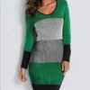 Plus Size 1X and LColor Block - Sweater - Image 2