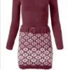 Plus Size 1X Black and White Belted Sweater Dress brand new - Image 3