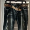 Première Denim Size 9-10 Dark wash Jean more looks like black color with Belt - Image 11
