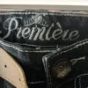 Première Denim Size 9-10 Dark wash Jean more looks like black color with Belt - Image 8