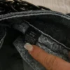 Première Denim Size 9-10 Dark wash Jean more looks like black color with Belt - Image 3
