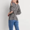 Leopard Print cold shoulder Top Size XS Brand New - Image 2