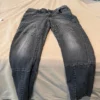 Off Black Woman skinny Jeans with beautiful details size 10 Used - Image 14