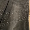 Off Black Woman skinny Jeans with beautiful details size 10 Used - Image 9