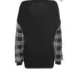 Long Plaid Sleeve Sweater brand new size 8-10 - Image 6