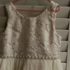 Absolutely stunning with amazing details girls dress size 10 with fur jacket - Image 12