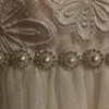 Absolutely stunning with amazing details girls dress size 10 with fur jacket - Image 5