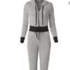 Hacci Color Block Jumpsuit Gray and black Brand new - Image 5