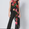 Chiffon Overlay Jumpsuit Size 2 Brand New