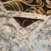 Loft printed light fabric women blouse size Large just as new - Image 9