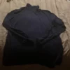 Wendy Williams size medium, navy blue, long sleeve shirt, fabric has stretch - Image 2