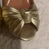 Ann Tylor gold high heels shoes used size 9.5 - Image 12
