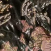Organza Balloon Sleeve Shirt size S and XS COLOR : Black Multi - Image 6