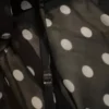 Beautiful two pieces top black & white polkadot hundred polyester just as new3X - Image 7