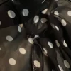 Beautiful two pieces top black & white polkadot hundred polyester just as new3X - Image 5